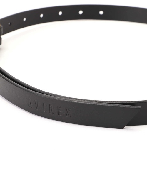 AVIREX（アヴィレックス）の「COW LEATHER BELT/牛革レザーベルト（ベルト・レディース・ブラック/キャメル・F）」の5枚目の写真