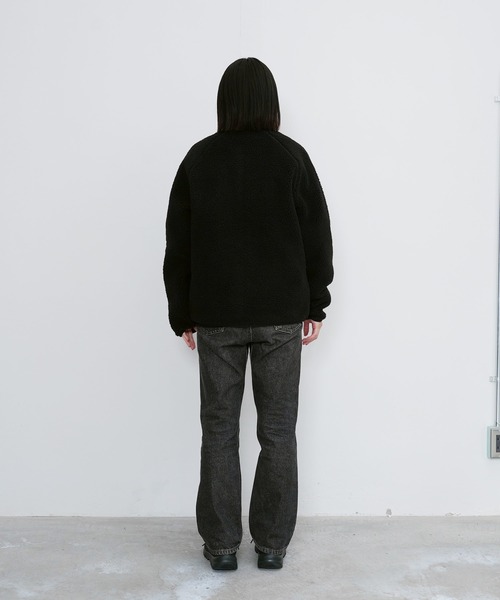 Carhartt WIP（カーハートダブリューアイピー）の「Carhartt WIP / カーハートWIP Prentis Liner プレンティス ライナー ボアフリース ジャケット（ブルゾン・メンズ・モスグリーン/ブラウン/ブラック/その他1・X-LARGE/MEDIUM/LARGE）」の13枚目の写真