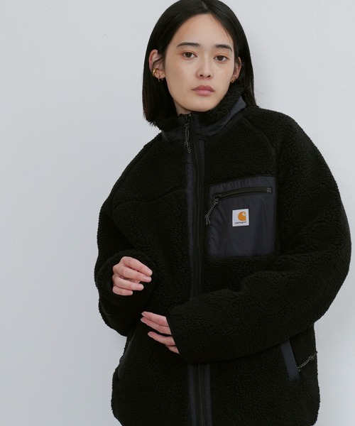 Carhartt WIP（カーハートダブリューアイピー）の「Carhartt WIP / カーハートWIP Prentis Liner プレンティス ライナー ボアフリース ジャケット（ブルゾン・メンズ・モスグリーン/ブラウン/ブラック/その他1・X-LARGE/MEDIUM/LARGE）」の7枚目の写真
