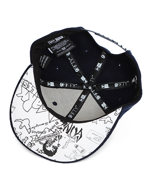 B:MING by BEAMS（ビーミングバイビームス）の「＜KIDS＞＜VERY11月号掲載＞NEW ERA / 別注”Mark Gonzales”メルトンCAP（キャップ・キッズ・グレー/ネイビー・ONE SIZE）」の8枚目の写真