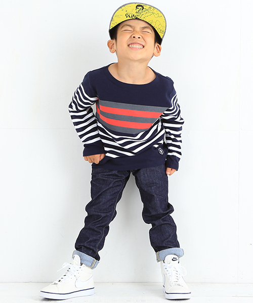 B:MING by BEAMS（ビーミングバイビームス）の「＜KIDS＞＜VERY11月号掲載＞NEW ERA / 別注”Mark Gonzales”メルトンCAP（キャップ・キッズ・グレー/ネイビー・ONE SIZE）」の13枚目の写真