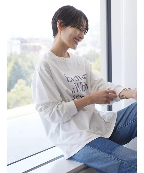 AMERICAN HOLIC(アメリカンホリック)の「Feelings ロゴカットプルオーバー(Tシャツ/カットソー・レディース・A/B・L/M)」の16枚目の写真