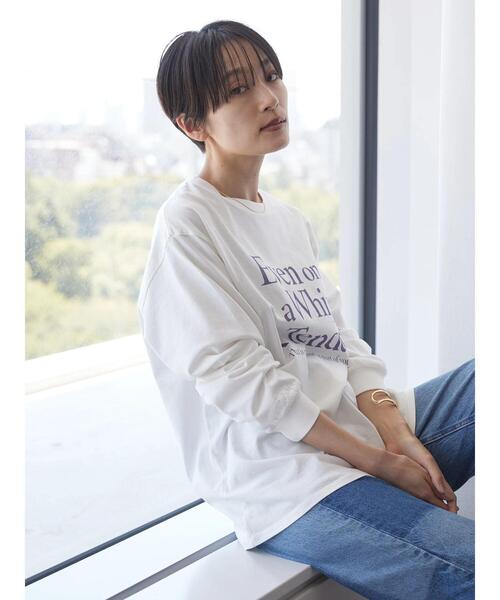 AMERICAN HOLIC(アメリカンホリック)の「Feelings ロゴカットプルオーバー(Tシャツ/カットソー・レディース・A/B・L/M)」の3枚目の写真