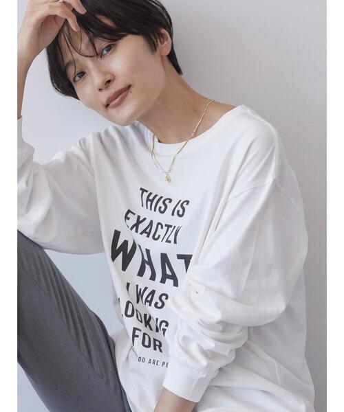 AMERICAN HOLIC(アメリカンホリック)の「Feelings ロゴカットプルオーバー(Tシャツ/カットソー・レディース・A/B・L/M)」の8枚目の写真