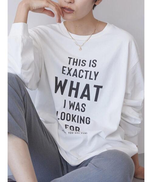 AMERICAN HOLIC(アメリカンホリック)の「Feelings ロゴカットプルオーバー(Tシャツ/カットソー・レディース・A/B・L/M)」の9枚目の写真