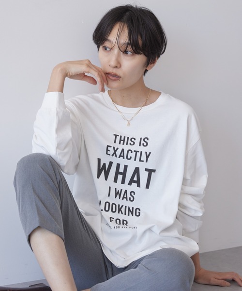 AMERICAN HOLIC(アメリカンホリック)の「Feelings ロゴカットプルオーバー(Tシャツ/カットソー・レディース・A/B・L/M)」の14枚目の写真
