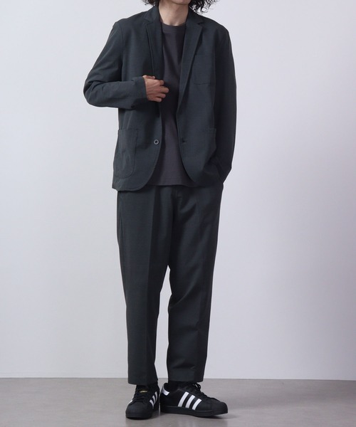 【セール】URBAN SQUARE 吸汗速乾 接触冷感 家庭で洗える ストレッチテーラードジャケット（テーラードジャケット）｜URBAN SQUARE（アーバンスクエア）