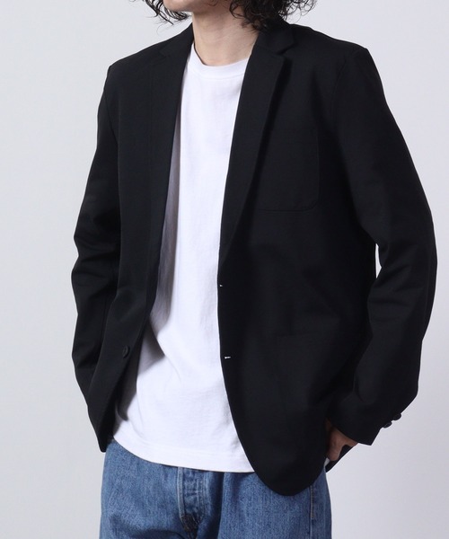 【セール】URBAN SQUARE 吸汗速乾 接触冷感 家庭で洗える ストレッチテーラードジャケット（テーラードジャケット）｜URBAN SQUARE（アーバンスクエア）