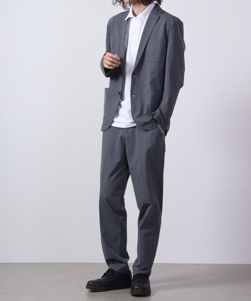 【セール】URBAN SQUARE 吸汗速乾 接触冷感 家庭で洗える ストレッチテーラードジャケット（テーラードジャケット）｜URBAN SQUARE（アーバンスクエア）