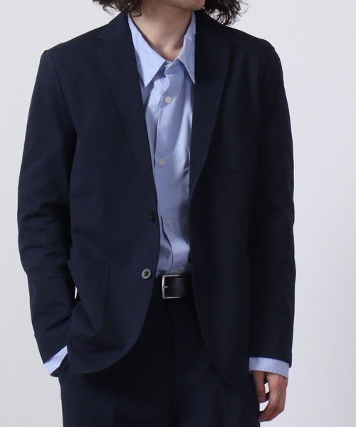 【セール】URBAN SQUARE 吸汗速乾 接触冷感 家庭で洗える ストレッチテーラードジャケット（テーラードジャケット）｜URBAN SQUARE（アーバンスクエア）