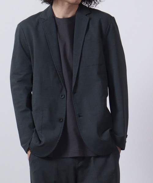 【セール】URBAN SQUARE 吸汗速乾 接触冷感 家庭で洗える ストレッチテーラードジャケット（テーラードジャケット）｜URBAN SQUARE（アーバンスクエア）
