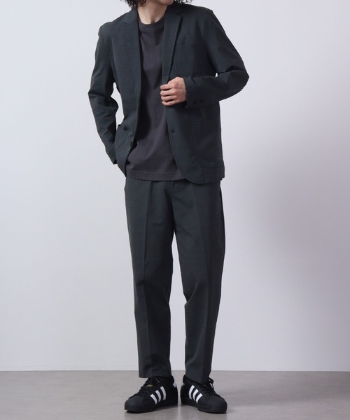 【セール】URBAN SQUARE 吸汗速乾 接触冷感 家庭で洗える ストレッチテーラードジャケット（テーラードジャケット）｜URBAN SQUARE（アーバンスクエア）
