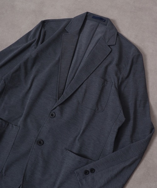 【セール】URBAN SQUARE 吸汗速乾 接触冷感 家庭で洗える ストレッチテーラードジャケット（テーラードジャケット）｜URBAN SQUARE（アーバンスクエア）