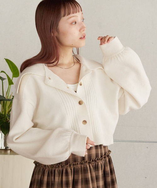 w closet（ダブルクローゼット）の「ビッグカラーショート丈