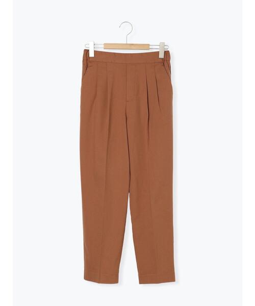 Samansa Mos2（サマンサ モスモス）の「スッキリテーパードパンツ（その他パンツ・レディース・チャコールグレー/マスタード/キナリ/レッド/ベージュ/グリーン・F）」の4枚目の写真