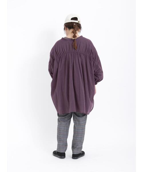 Samansa Mos2（サマンサ モスモス）の「スッキリテーパードパンツ（その他パンツ・レディース・チャコールグレー/マスタード/キナリ/レッド/ベージュ/グリーン・F）」の15枚目の写真