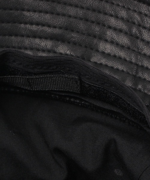 niko and...（ニコアンド）の「［抗菌防臭］フェイクレザーバケットハット（ハット・メンズ・ブラック・FREE）」の8枚目の写真