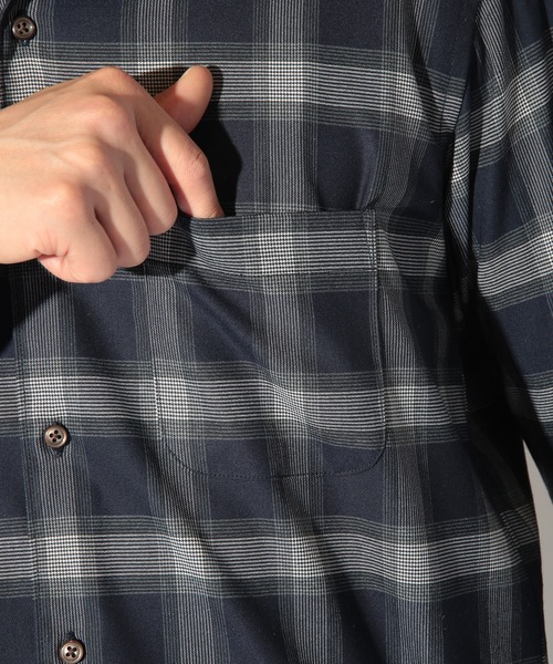 UNION STATION（ユニオンステーション）の「グレンプラッドチェックシャツ（シャツ/ブラウス・メンズ・グレー系その他/ネイビー・L/M/LL）」の9枚目の写真