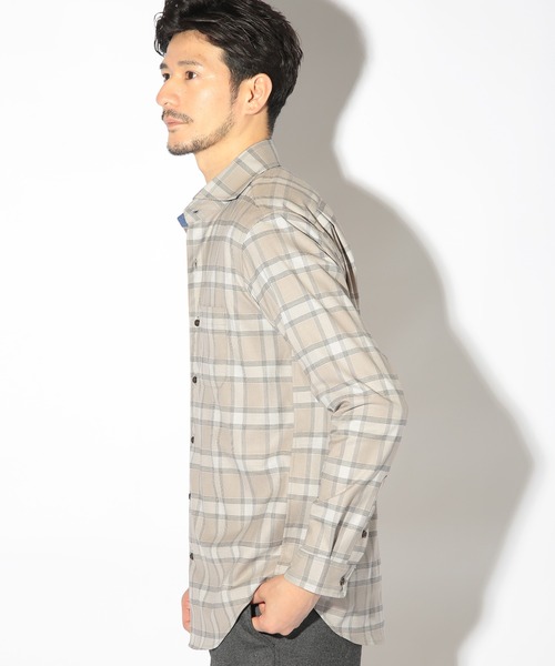 UNION STATION（ユニオンステーション）の「グレンプラッドチェックシャツ（シャツ/ブラウス・メンズ・グレー系その他/ネイビー・L/M/LL）」の13枚目の写真