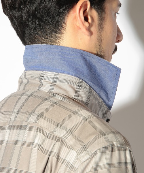 UNION STATION（ユニオンステーション）の「グレンプラッドチェックシャツ（シャツ/ブラウス・メンズ・グレー系その他/ネイビー・L/M/LL）」の16枚目の写真