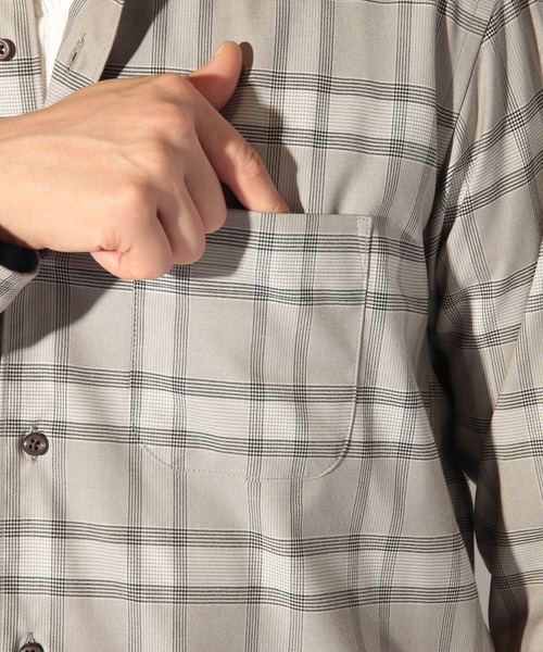 UNION STATION（ユニオンステーション）の「グレンプラッドチェックシャツ（シャツ/ブラウス・メンズ・グレー系その他/ネイビー・L/M/LL）」の18枚目の写真