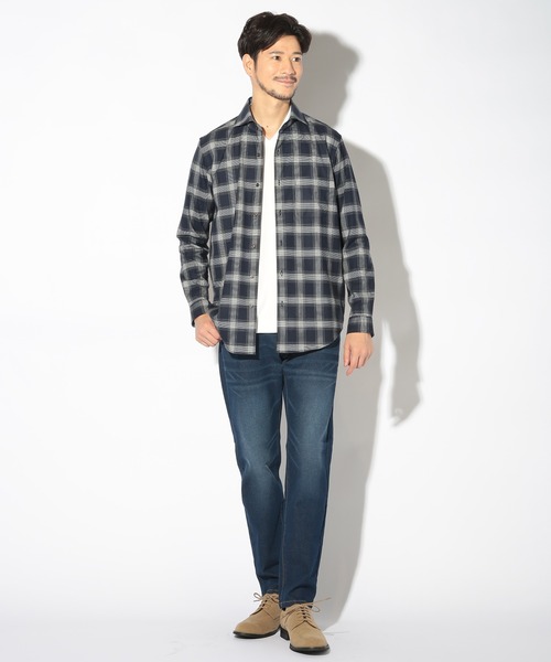 UNION STATION（ユニオンステーション）の「グレンプラッドチェックシャツ（シャツ/ブラウス・メンズ・グレー系その他/ネイビー・L/M/LL）」の22枚目の写真