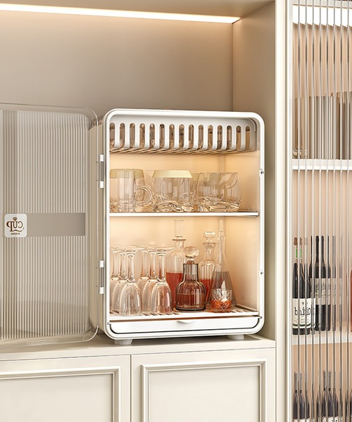 aimoha（アイモハ）の「食器収納/水切りケース（キッチン収納・レディース・グレー/ホワイト・FREE）」の9枚目の写真