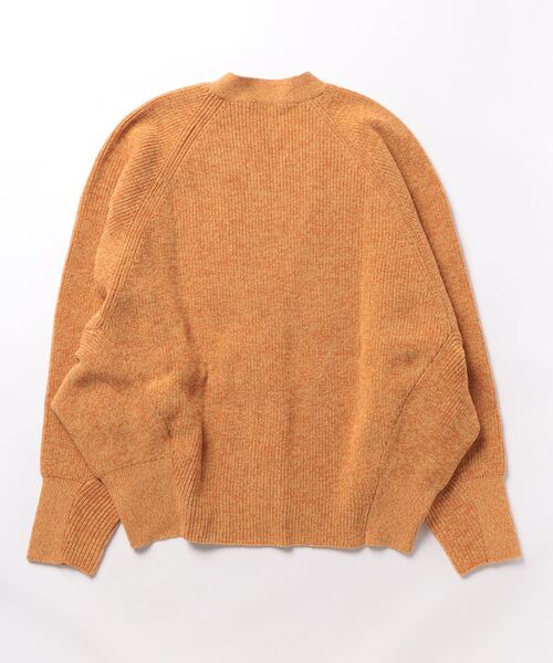 STYLEBLOCK(スタイルブロック)の「ポリウーリーカラーMIXドルマンニットカーディガン(カーディガン/ボレロ・レディース・オレンジ/グリーン/ピンク/ブルー/マスタード・M)」の10枚目の写真