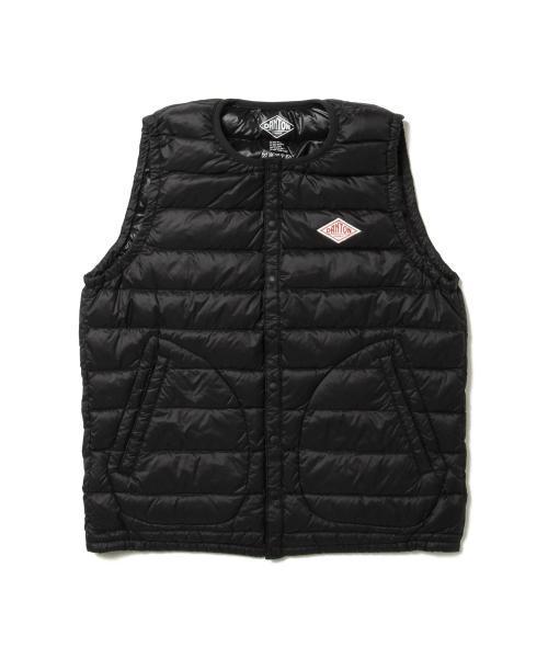 Ray BEAMS(レイビームス)の「DANTON / インナー ダウン ベスト(ダウンベスト・レディース・ブラック/グレー・36/34)」の18枚目の写真