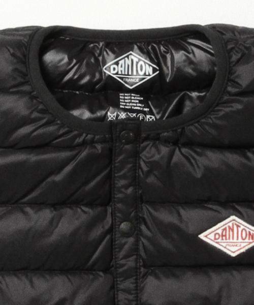 Ray BEAMS(レイビームス)の「DANTON / インナー ダウン ベスト(ダウンベスト・レディース・ブラック/グレー・36/34)」の19枚目の写真