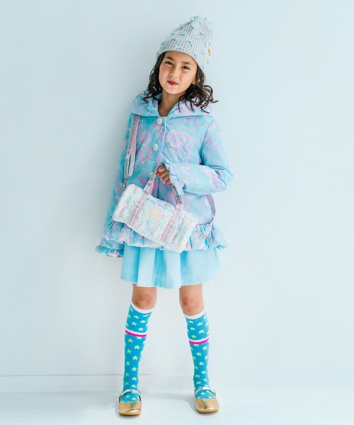 fafa(フェフェ)の「MIA BELLE|ニットキャップ(キャップ・キッズ・グレー/ピンクベージュ・FREE)」の3枚目の写真