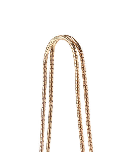 EDIT COLOGNE（エディットコロン）の「メタリック巾着バッグ（ショルダーバッグ・レディース・ブラック/ブラウン/シルバー・ﾌﾘ-）」の7枚目の写真