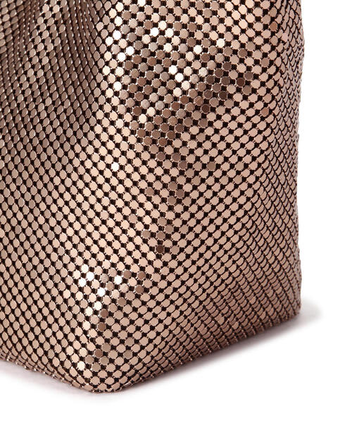 EDIT COLOGNE（エディットコロン）の「メタリック巾着バッグ（ショルダーバッグ・レディース・ブラック/ブラウン/シルバー・ﾌﾘ-）」の9枚目の写真