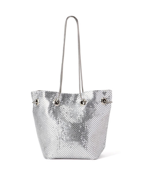 EDIT COLOGNE（エディットコロン）の「メタリック巾着バッグ（ショルダーバッグ・レディース・ブラック/ブラウン/シルバー・ﾌﾘ-）」の12枚目の写真