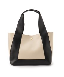 OPAQUE.CLIP | 【A4サイズ対応】合皮フレームトートバッグ(トートバッグ)