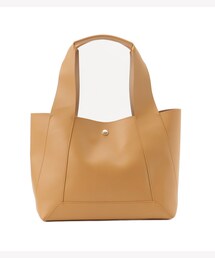 OPAQUE.CLIP | 【A4サイズ対応】合皮フレームトートバッグ(トートバッグ)