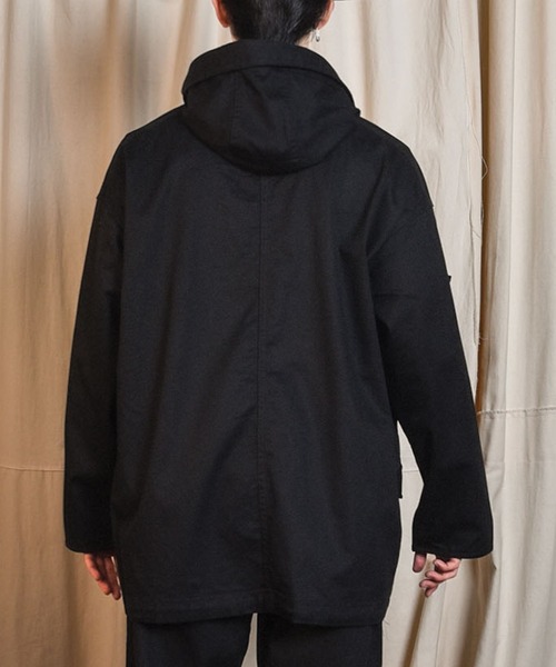 BELLWOODMADE（ベルウッドメイド）の「【難燃 加工 FIRE PROOF】NAVY GUN CREW ANORAK【MAN WITH A MISSION ドラムSpear Rib　『The Animals』Music Video着用】（その他アウター・メンズ・ブラック・M/L/XL）」の16枚目の写真
