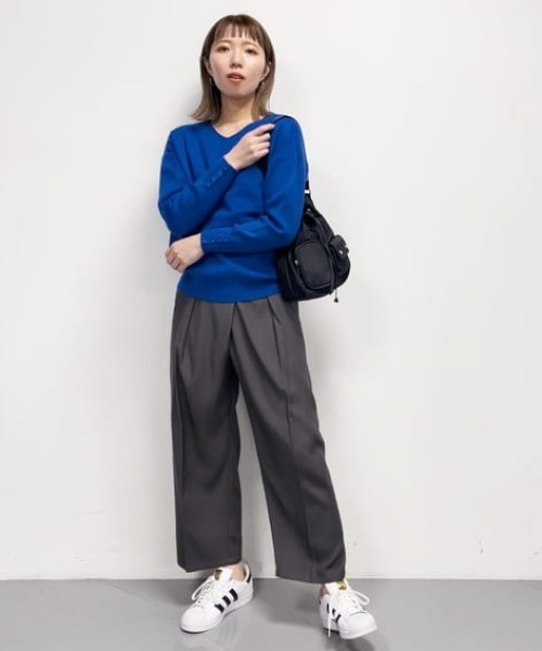 VICKY(ビッキー)の「【KOREAN ITEM】巾着ショルダーバッグ(ショルダーバッグ・レディース・ブラック/オフホワイト・FREE)」の22枚目の写真