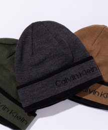 Calvin Klein（カルバン・クライン）の「【Calvin Klein】ニットキャップ CK200040C 301 CK200040C 015 CK200040C 254 CK200040C 001（ニットキャップ/ビーニー）」
