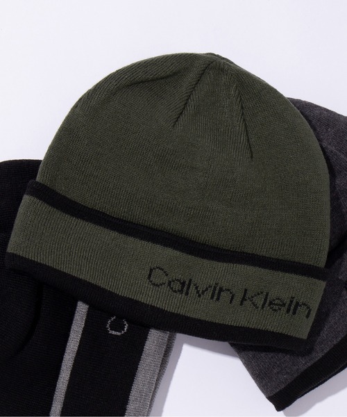 Calvin Klein(カルバン・クライン)の「【Calvin Klein】ニットキャップ CK200040C 301 CK200040C 015 CK200040C 254 CK200040C 001(ニットキャップ/ビーニー・メンズ・ブラック/グレー/ダークグレー/キャメル・FREE)」の3枚目の写真