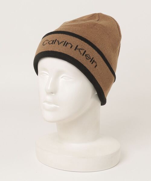 Calvin Klein(カルバン・クライン)の「【Calvin Klein】ニットキャップ CK200040C 301 CK200040C 015 CK200040C 254 CK200040C 001(ニットキャップ/ビーニー・メンズ・ブラック/グレー/ダークグレー/キャメル・FREE)」の8枚目の写真