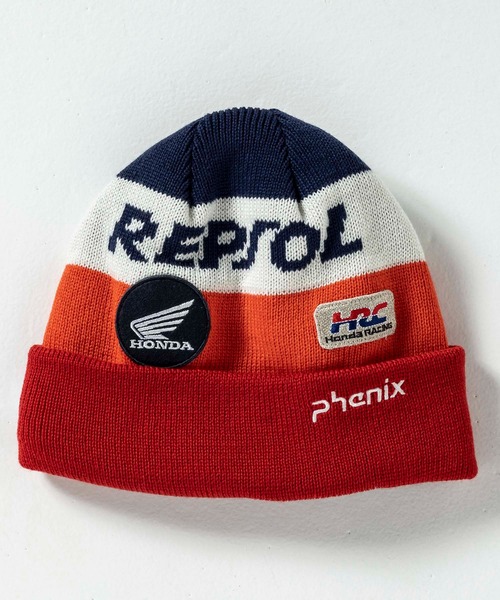 phenix（フェニックス）の「Phenix スキーキャップ　Honda Touring Watch cap（ニットキャップ/ビーニー・メンズ・ネイビー/ブルー系その他2・ONE SIZE）」の11枚目の写真
