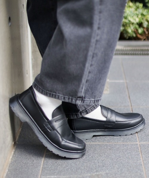 SPINNS（スピンズ）の「フェイクレザーローファー（ローファー・メンズ・ブラック・26/27）」の4枚目の写真