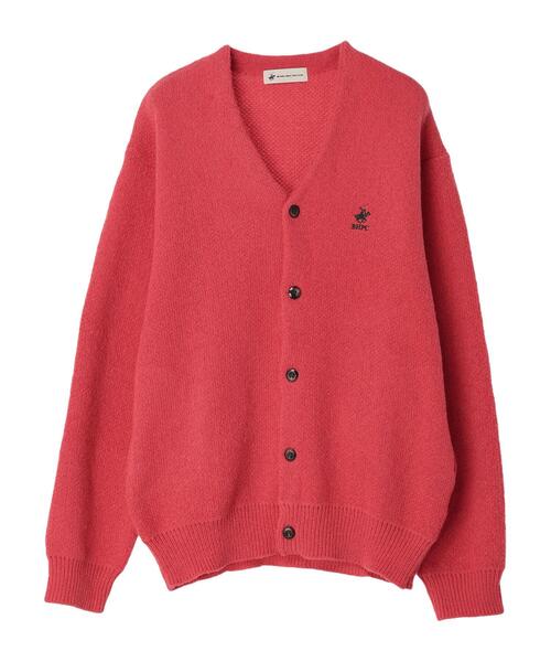 BEVERLY HILLS POLO CLUB(ビバリーヒルズポロクラブ)の「【別注】BHPC モヘヤタッチニットカーディガン(カーディガン/ボレロ・レディース・ラベンダー/レッド/ライトブルー・FREE)」の6枚目の写真