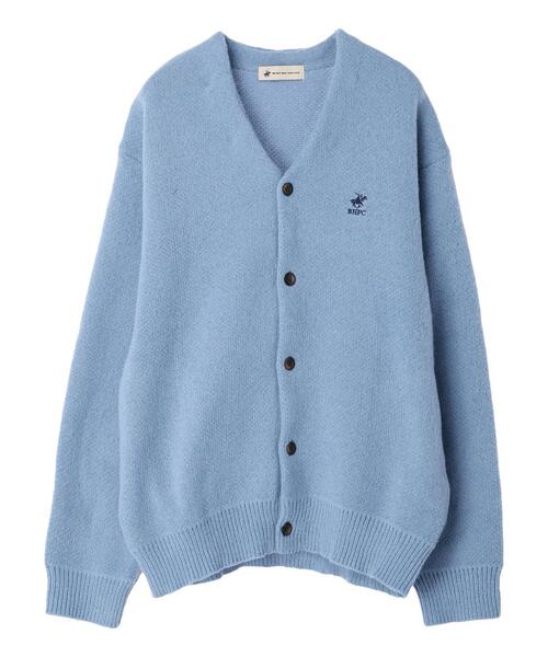 BEVERLY HILLS POLO CLUB(ビバリーヒルズポロクラブ)の「【別注】BHPC モヘヤタッチニットカーディガン(カーディガン/ボレロ・レディース・ラベンダー/レッド/ライトブルー・FREE)」の7枚目の写真