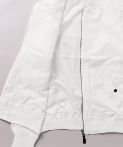 STYLEBLOCK(スタイルブロック)の「ヘビーツイル裏タフタMA-1(MA-1・メンズ・ブラック/ホワイト/カーキ・L/LL/M)」の11枚目の写真