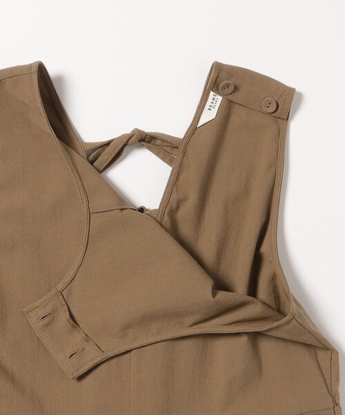 BEAMS HEART（ビームスハート）の「BEAMS HEART / バックギャザー オールインワン（つなぎ/オールインワン・レディース・ブルー系その他/ブラウン系その他4/ブラック・FREE）」の13枚目の写真