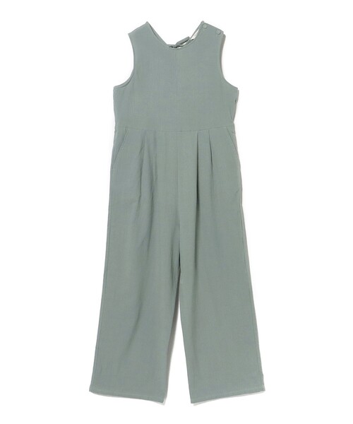 BEAMS HEART（ビームスハート）の「BEAMS HEART / バックギャザー オールインワン（つなぎ/オールインワン・レディース・ブルー系その他/ブラウン系その他4/ブラック・FREE）」の15枚目の写真