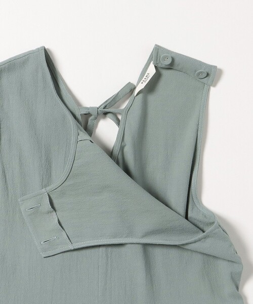 BEAMS HEART（ビームスハート）の「BEAMS HEART / バックギャザー オールインワン（つなぎ/オールインワン・レディース・ブルー系その他/ブラウン系その他4/ブラック・FREE）」の16枚目の写真