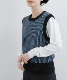 GANNI | 【GANNI / ガニー】Graphic 2-Tone Vest:ベスト(ベスト)